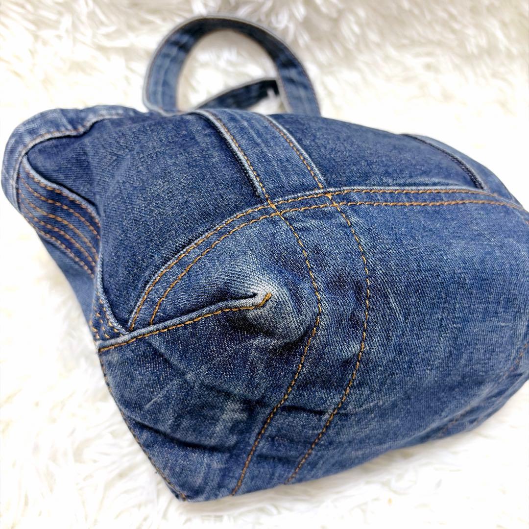 POLO ポロラルフローレン デニム ミニ トートバッグ ビッグポニー刺繍