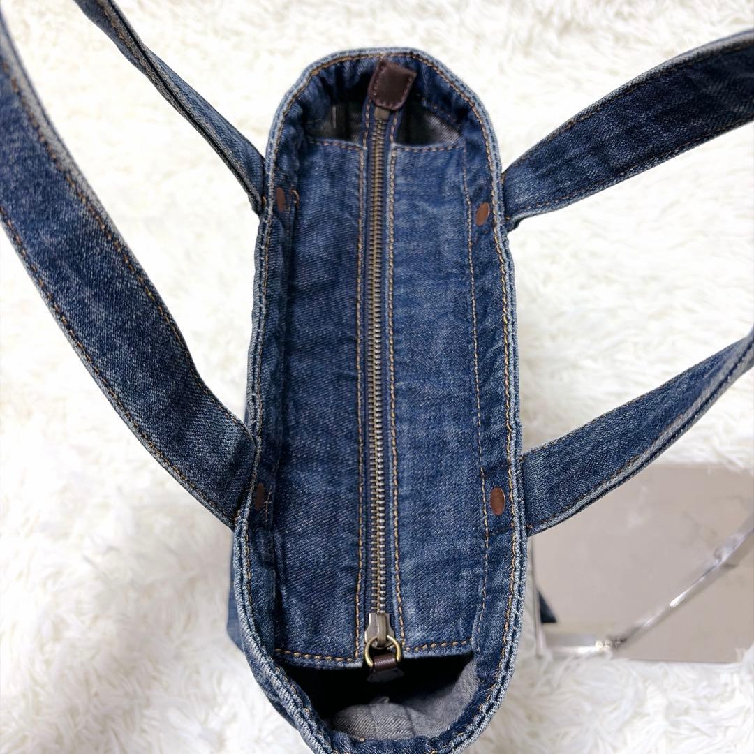 POLO ポロラルフローレン デニム ミニ トートバッグ ビッグポニー刺繍