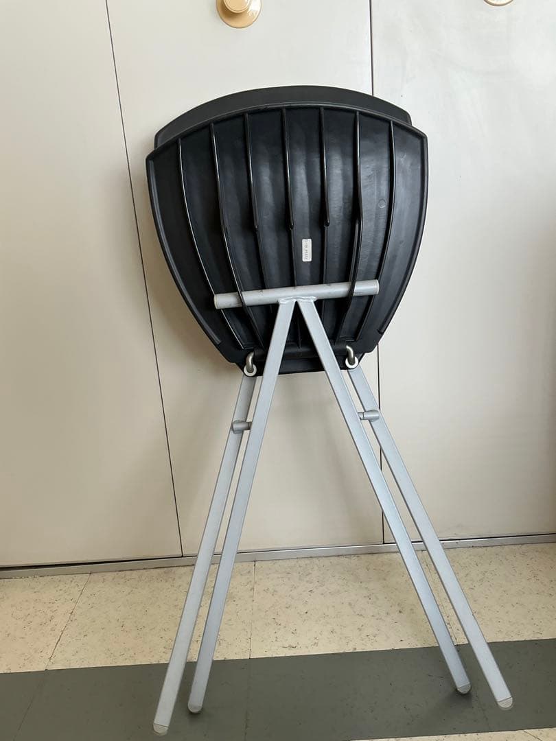 Calligaris Viva 折り畳みチェア　2脚ペア　黒・黄色