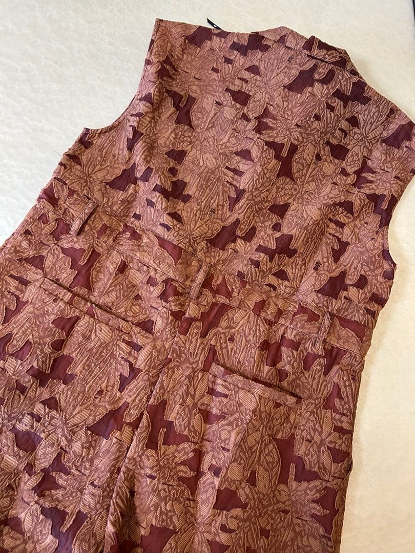 新品★ SHEER JACQUARD TAILORED ROMPERS