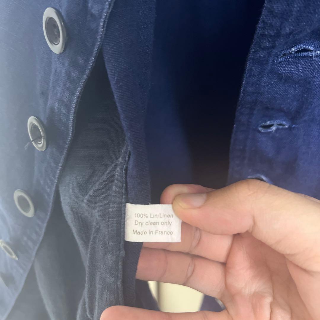 アナトミカ ドルマンジャケット 一点物　Mサイズ　インディゴリネン