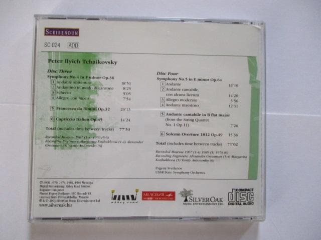 爆演 ソ連時代改竄版 チャイコフスキー１８１２年他 スヴェトラーノフ 録音74