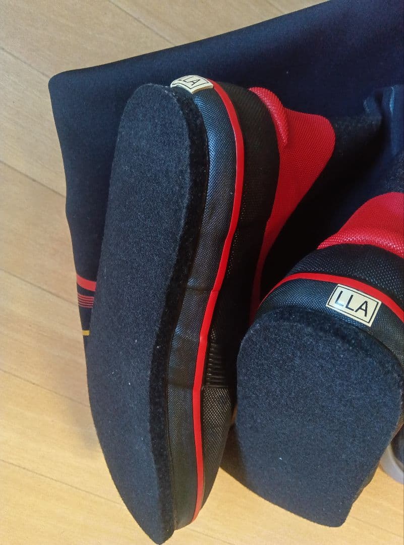 エクセル x-sell FP-5611 鮎タイツ鮎ウェダー 黒/赤 lla