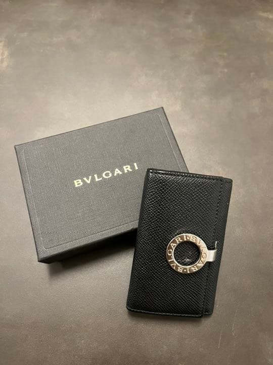 ブルガリ　BVLGARI キーケース　ブラック　美品