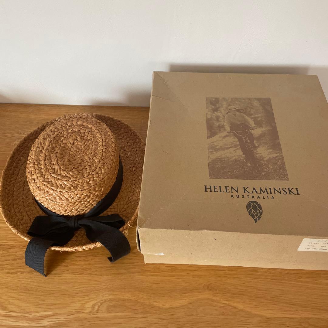 ヘレンカミンスキー　クラシック 5 ROW 麦わら帽子