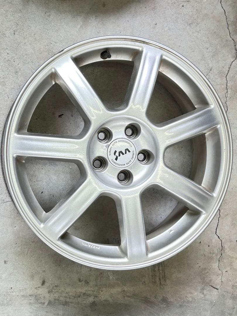 【みきまる】スバル純正ホイール スバルオートアクセサリーズ17x7J