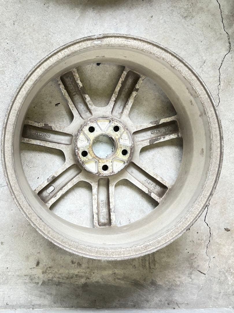 【みきまる】スバル純正ホイール スバルオートアクセサリーズ17x7J