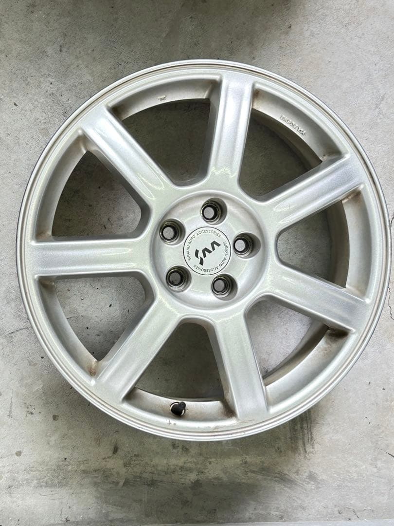 【みきまる】スバル純正ホイール スバルオートアクセサリーズ17x7J