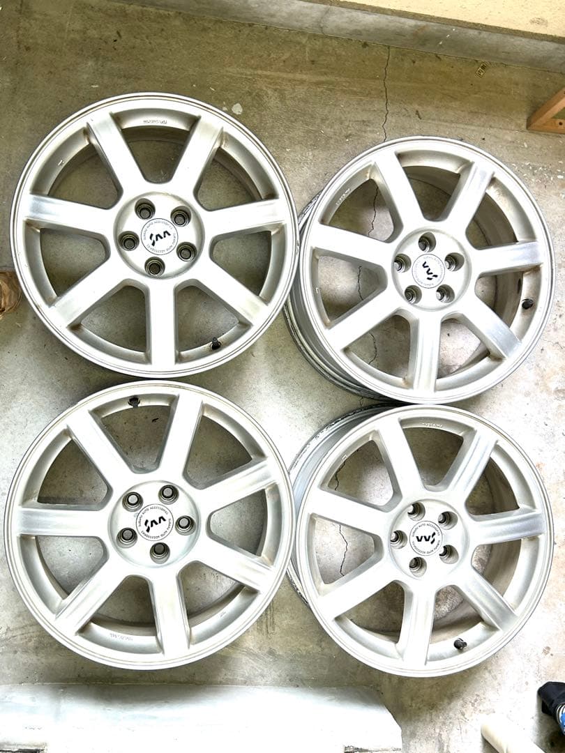【みきまる】スバル純正ホイール スバルオートアクセサリーズ17x7J