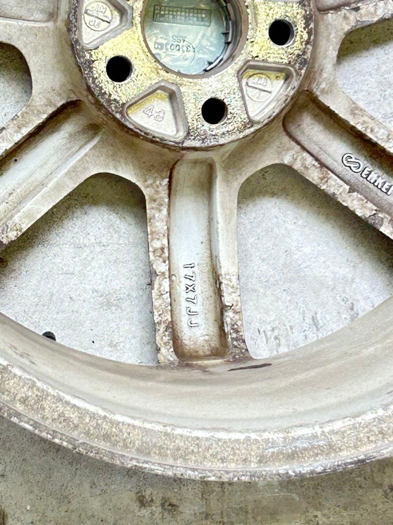 【みきまる】スバル純正ホイール スバルオートアクセサリーズ17x7J