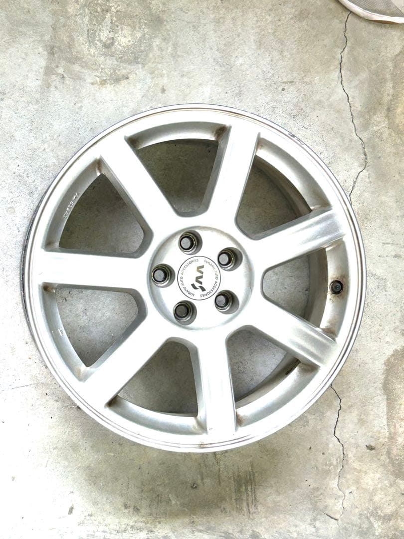 【みきまる】スバル純正ホイール スバルオートアクセサリーズ17x7J