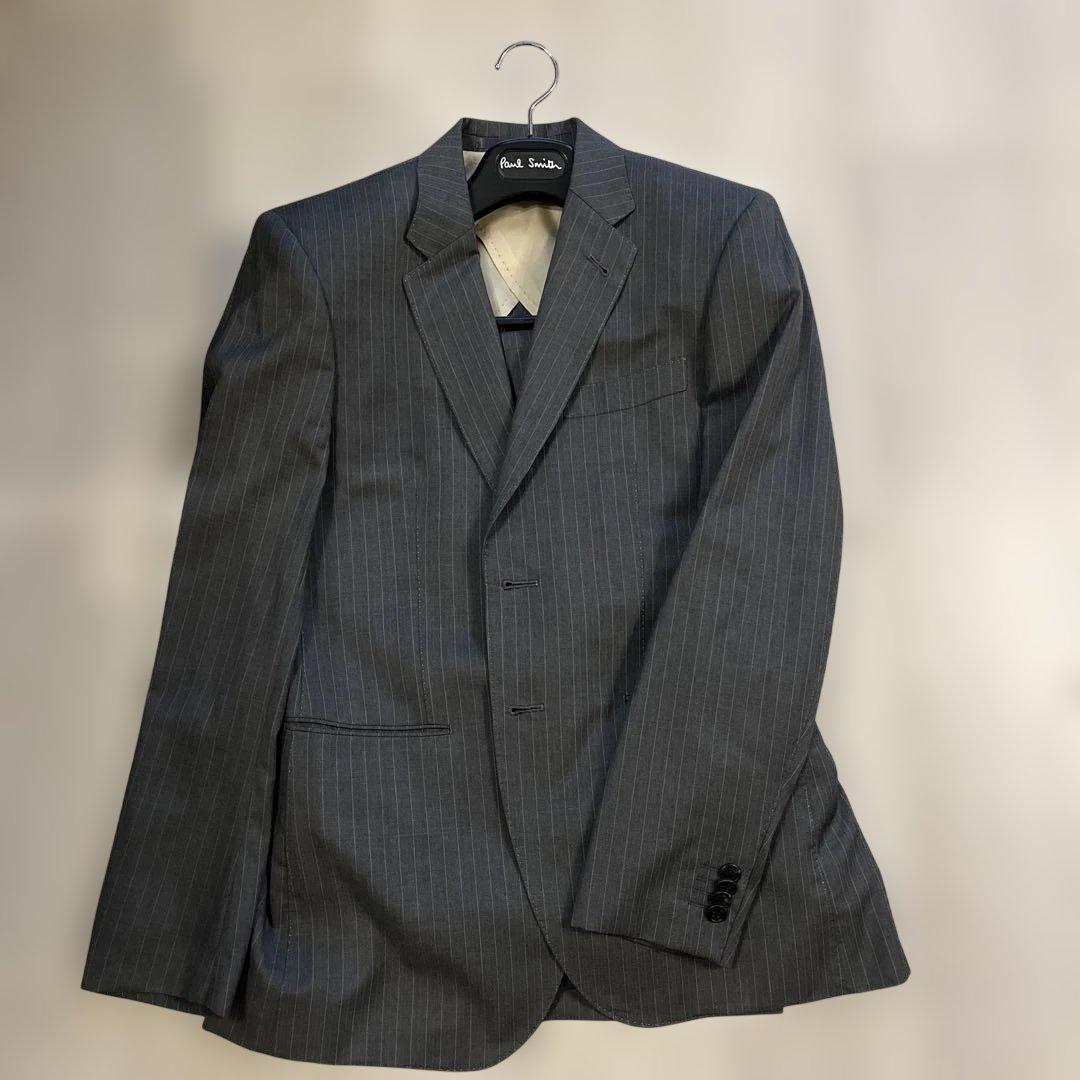 Paul Smith グレー ストライプ スーツ上下