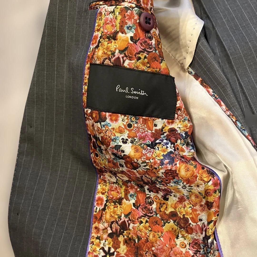Paul Smith グレー ストライプ スーツ上下