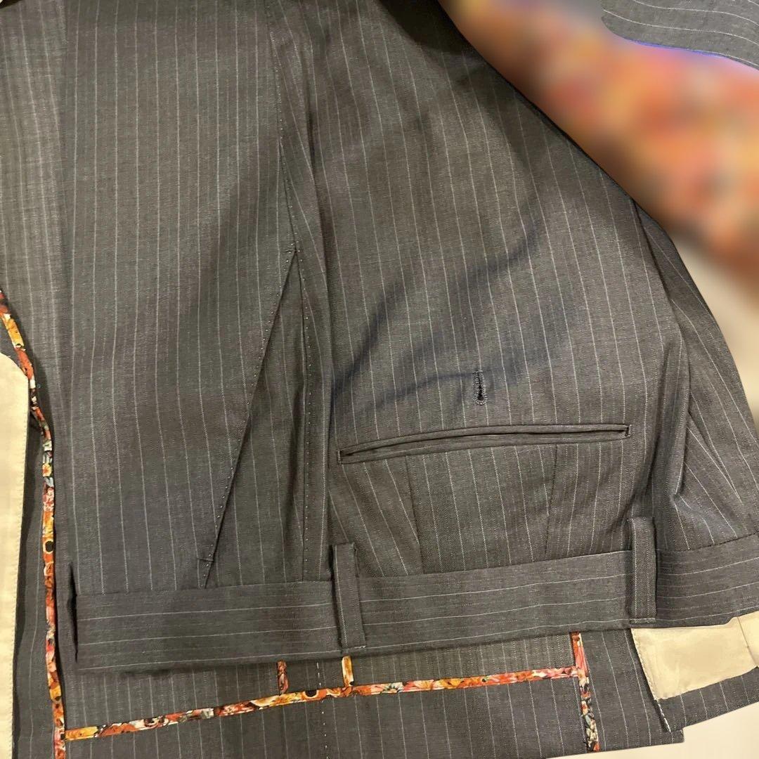 Paul Smith グレー ストライプ スーツ上下