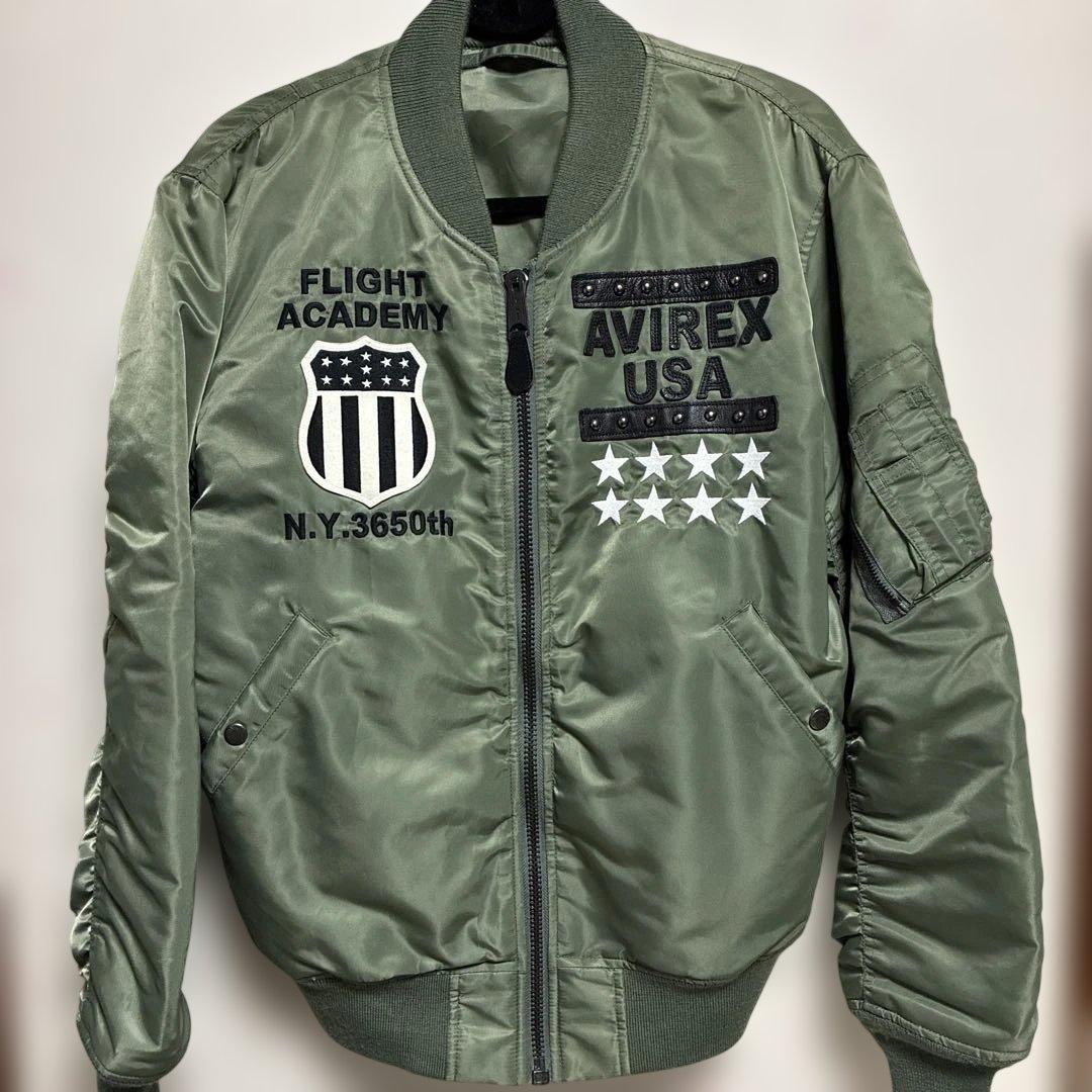 AVIREX フライトジャケット オリーブグリーン
