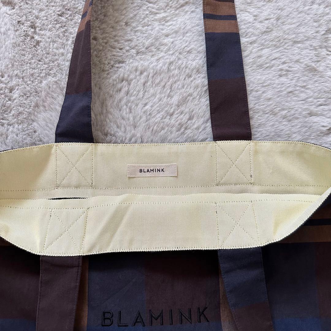 BLAMINK ブラミンク チェック柄 トートバッグ