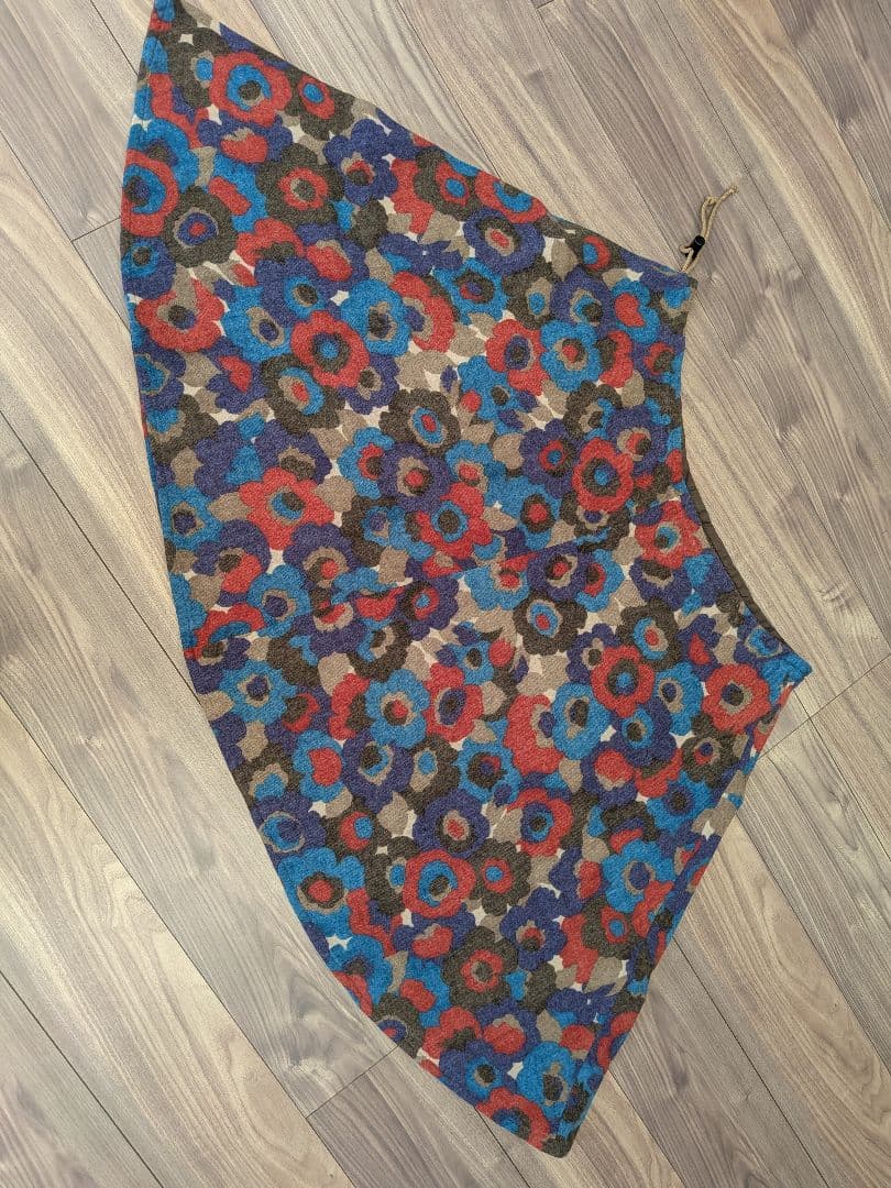 Y‘s yohjiyamamoto 　花柄　フレアーギャザースカート