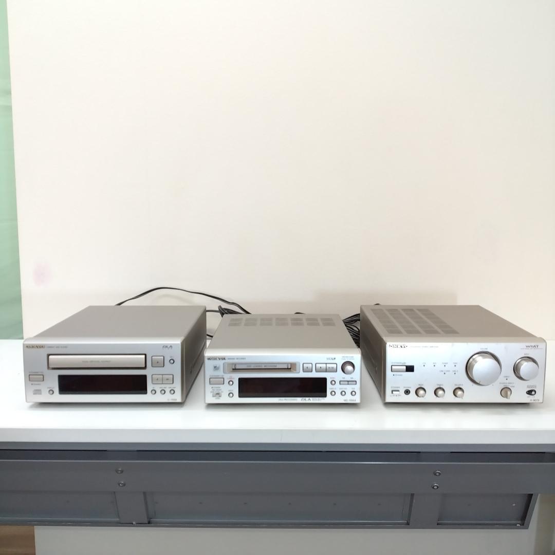 若《FZTJT》ONKYO　A-907X　MD-105AX　G705X他　セット