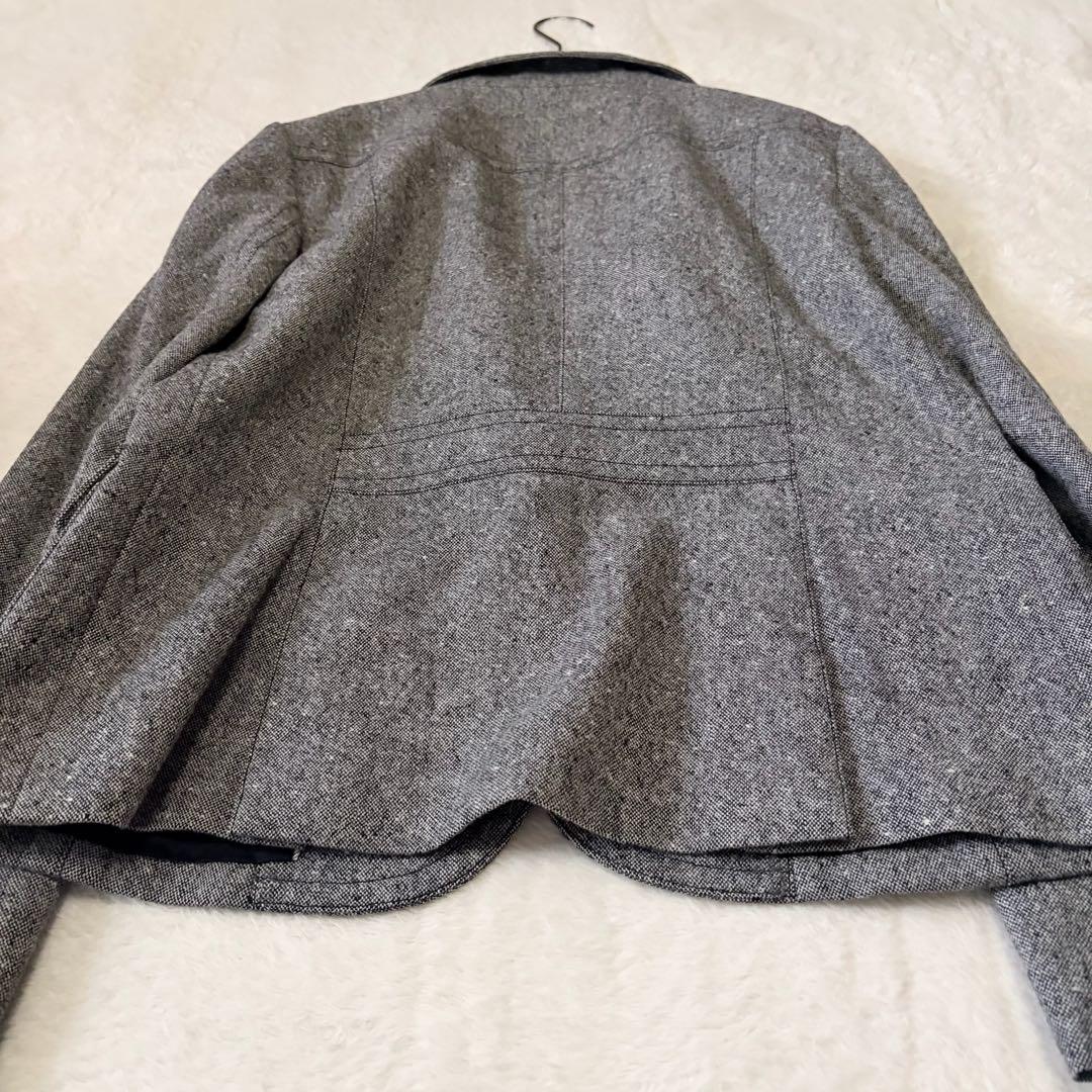 5793 【美品】 バーバリーロンドン テーラードジャケット 42 ツイード
