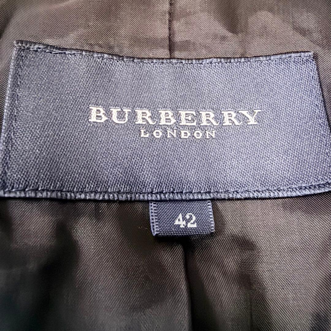 5793 【美品】 バーバリーロンドン テーラードジャケット 42 ツイード