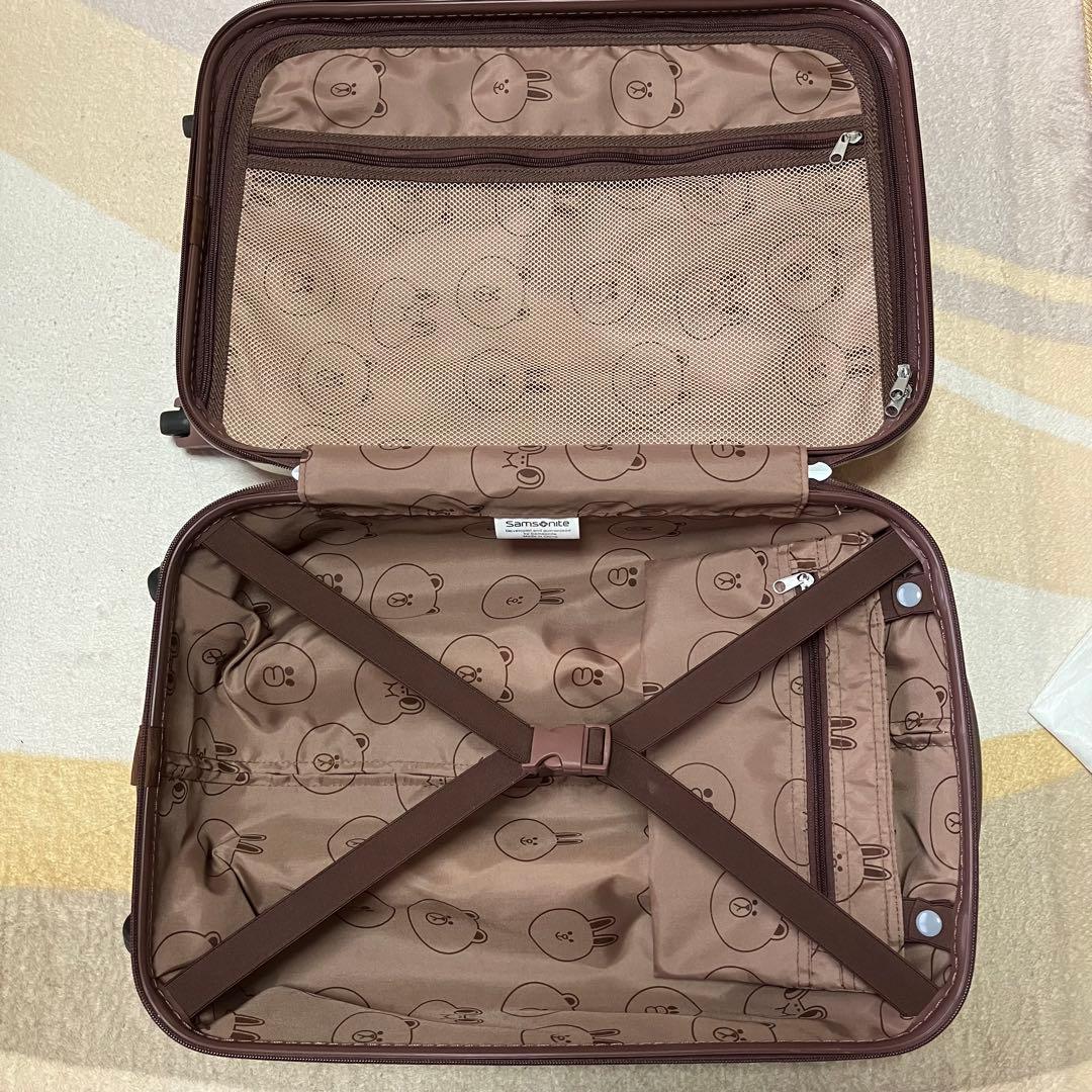 サムソナイト LINEブラウン キャリーケース