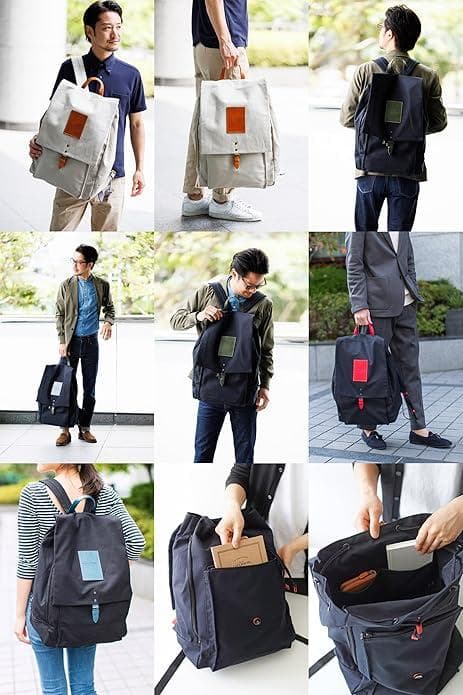 新品未使用 BAGGY PORT　帆布×レザー リュック メンズ 日本製