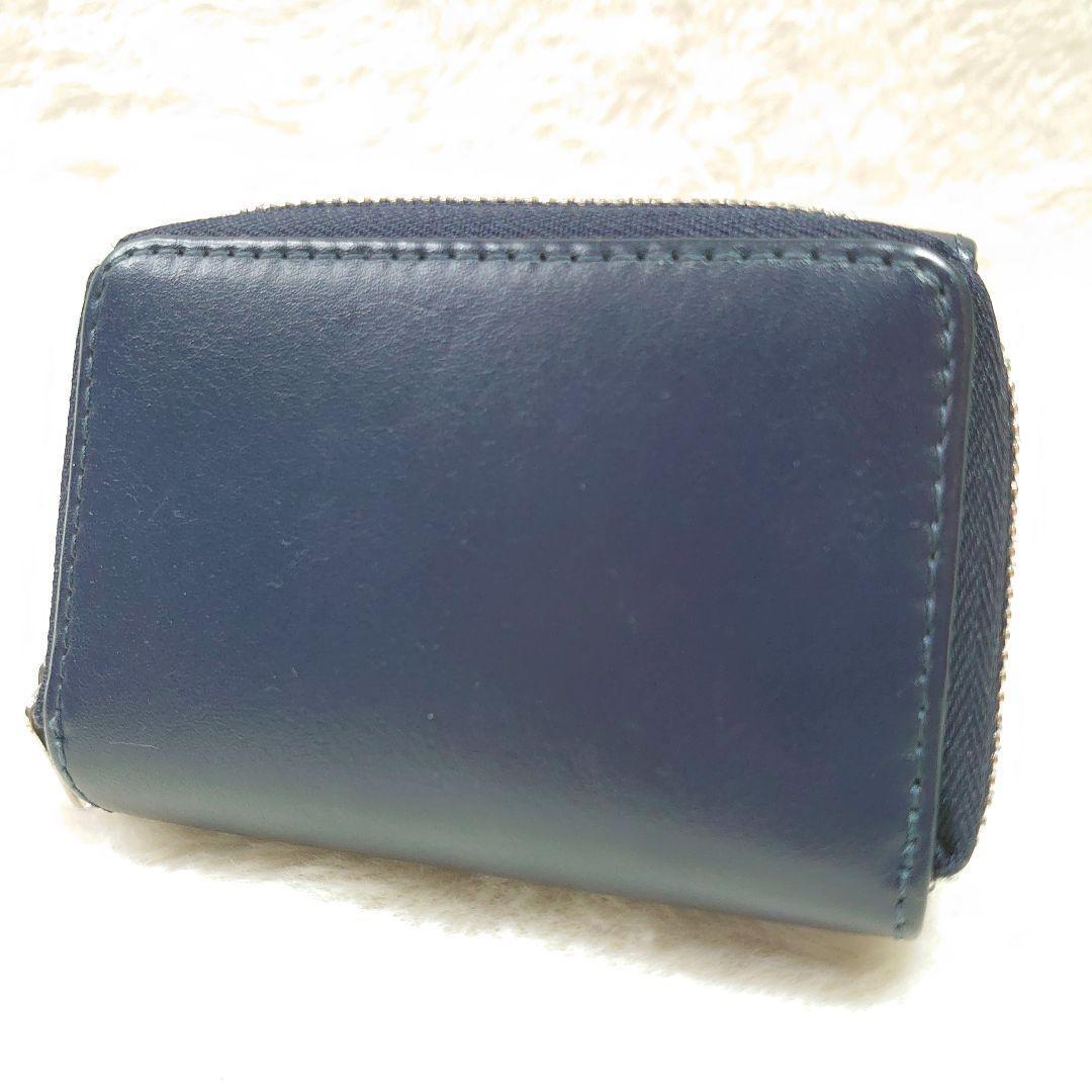 DIESEL ディーゼル 三つ折り財布 Dロゴ ネイビー