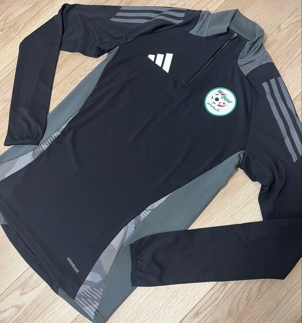 adidas アルジェリア代表　トレーニングトップ　ドリルトップ　サッカー　新品