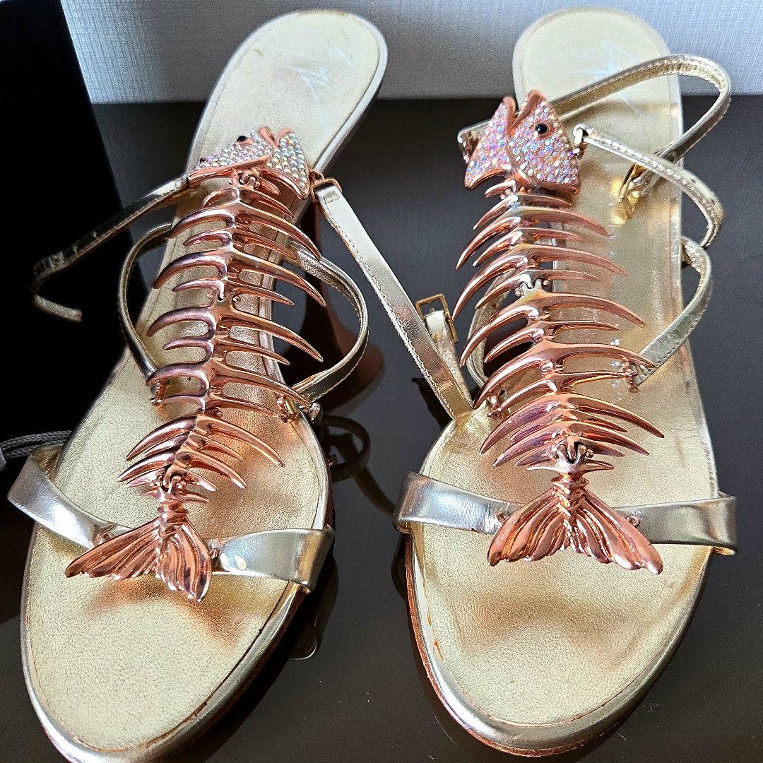 Giuseppe Zanottiジュゼッペザノッティスリム フィッシュボーン