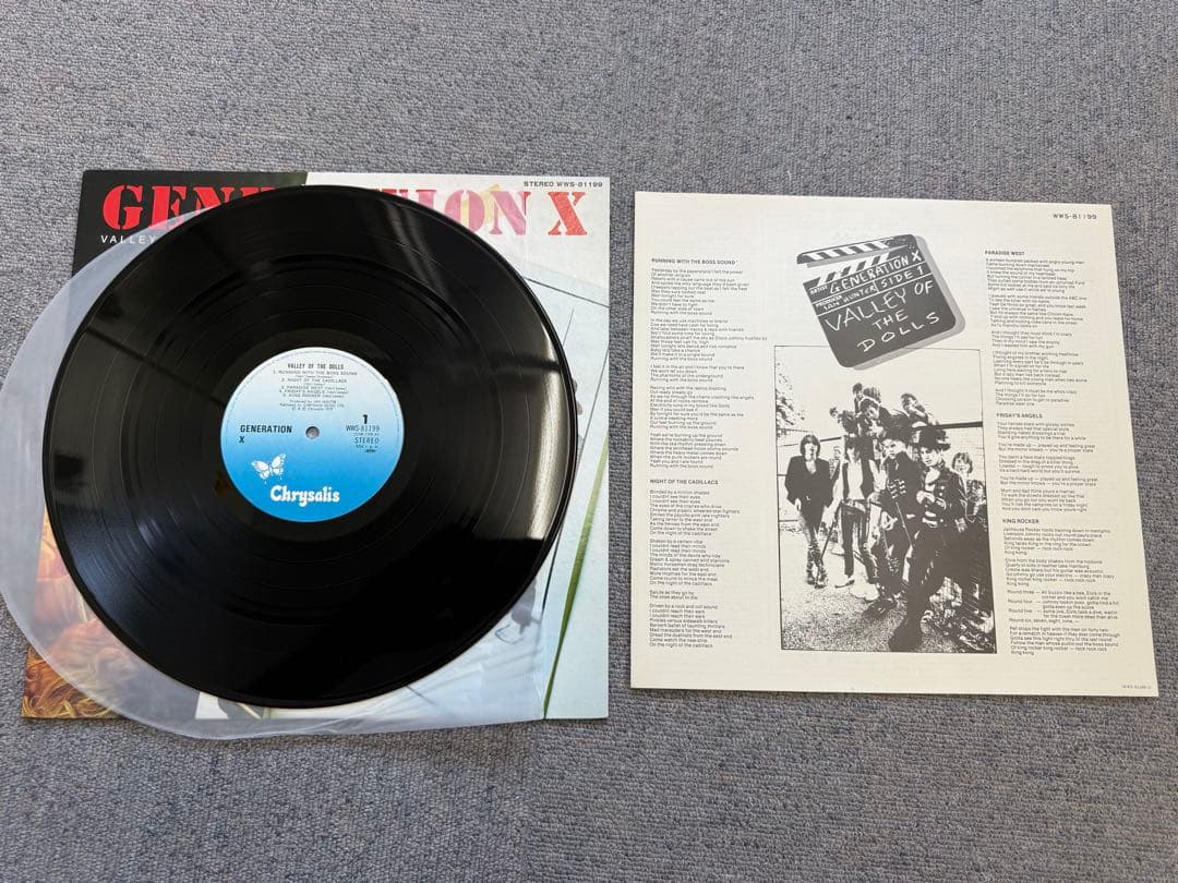 洋楽 GENERATION X VALLEY OF THE DOLLS LP