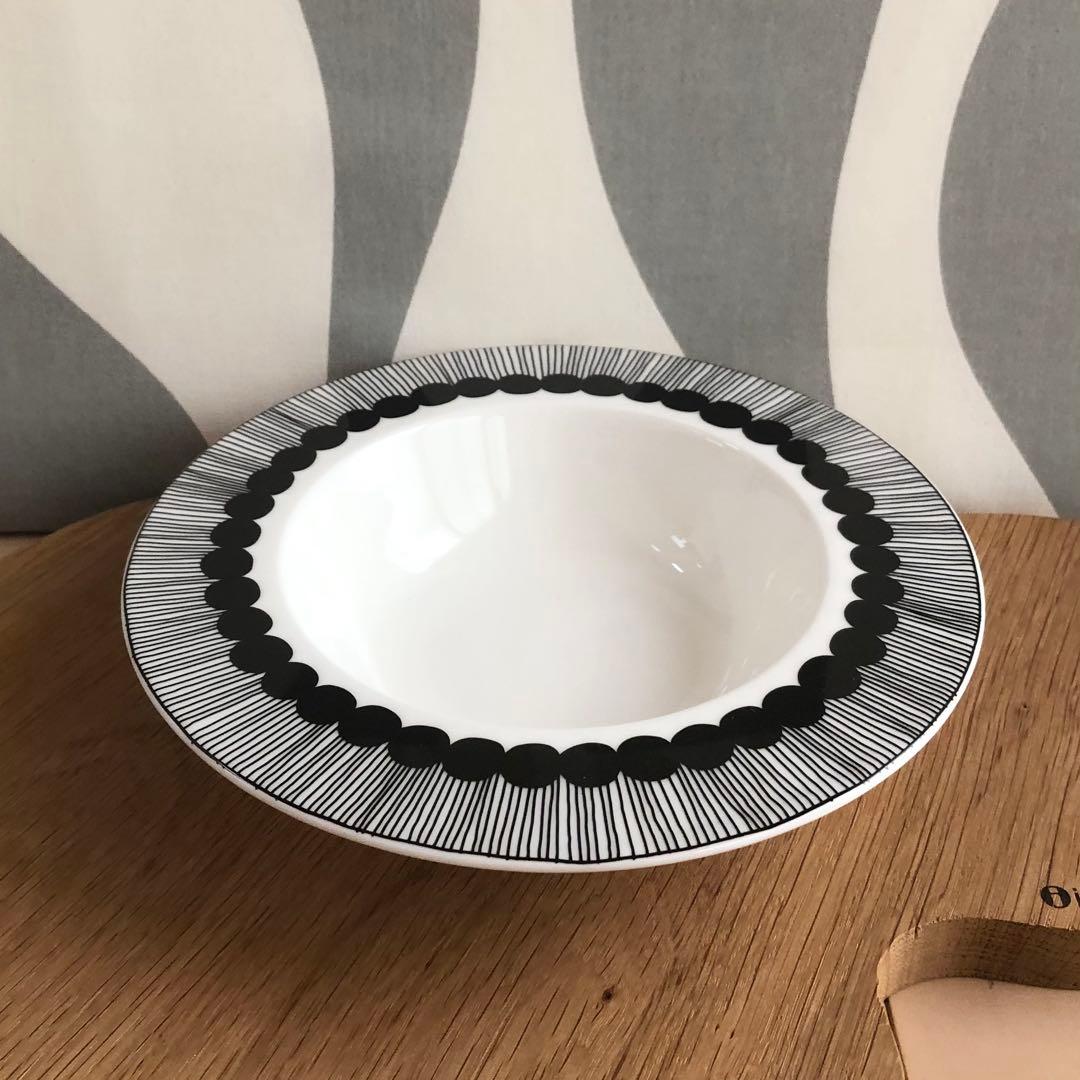 新品 2枚 マリメッコ シイルトラプータルハ ディーププレート 20cm