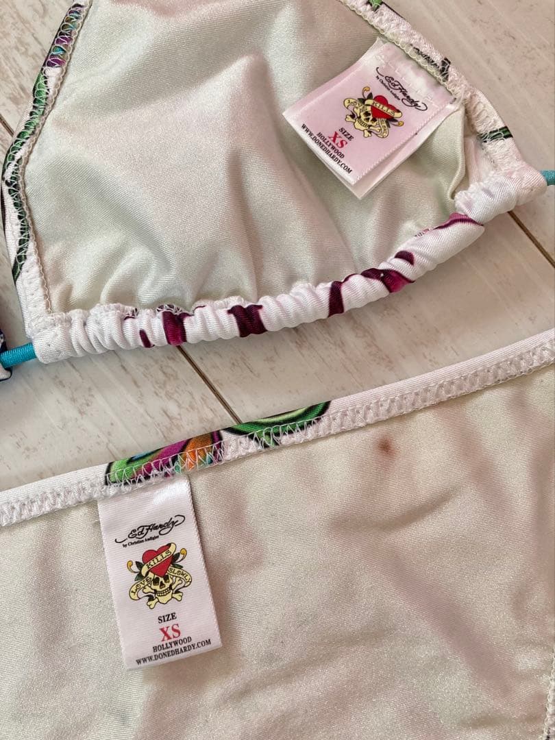 レア　ed hardy エドハーディ　ビキニ　水着　y2k 平成