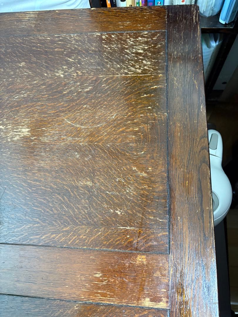 イギリスアンティーク　ドローリーフテーブル　　英国伸縮式テーブル　店舗什器