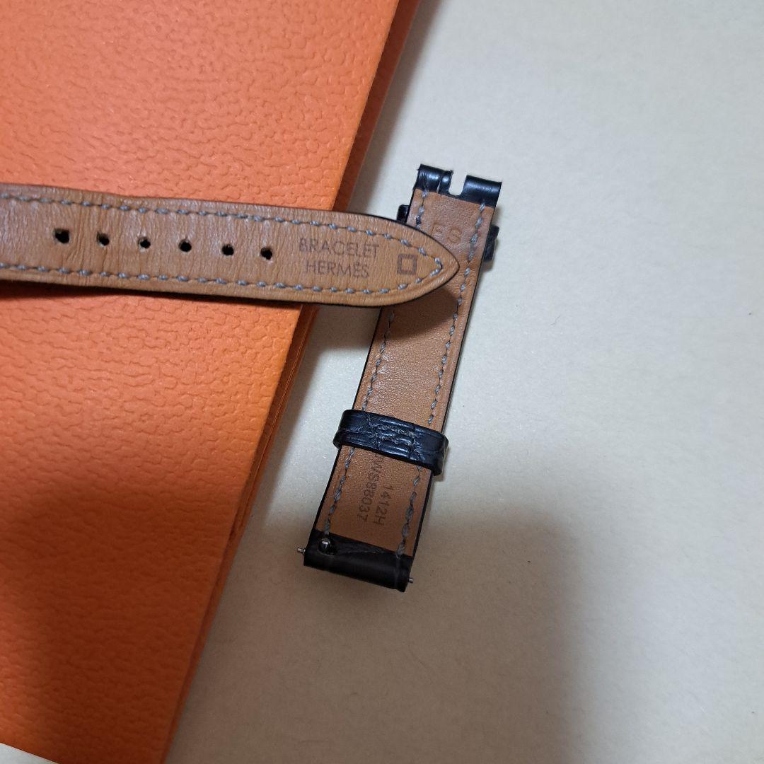 HERMES レザーベルト ブラック ブラウン ケープコッド　pm３１用