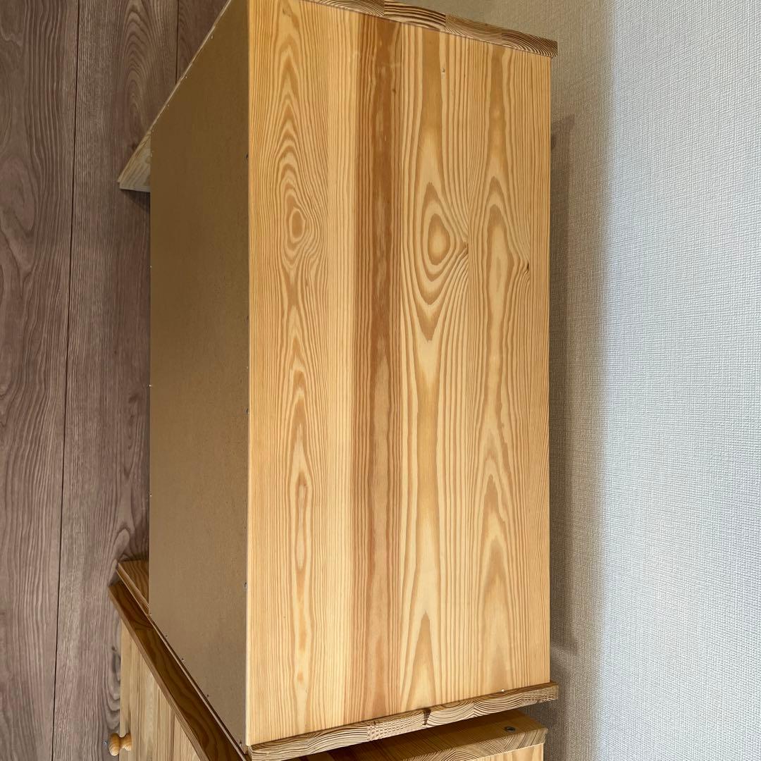 IKEA rast木製ナチュラルウッド3段チェスト