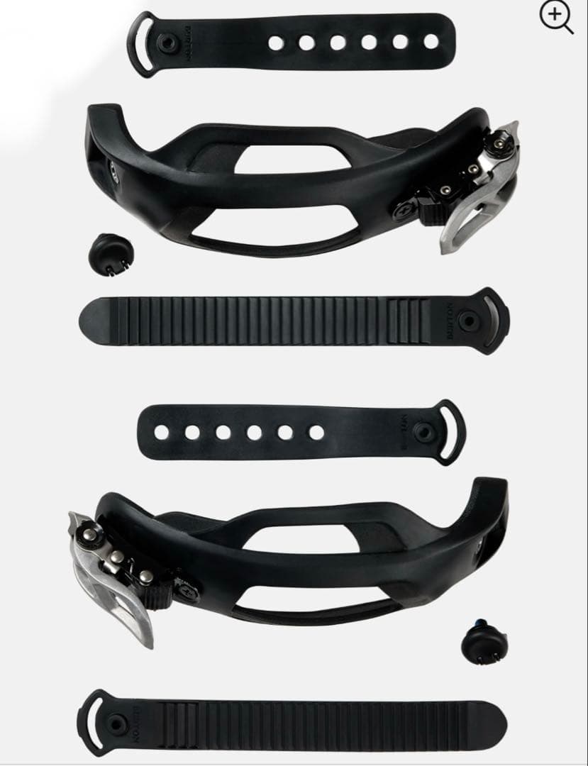 Burtonスーパーグリップ スノーボードバインディングキャップストラップ2.0