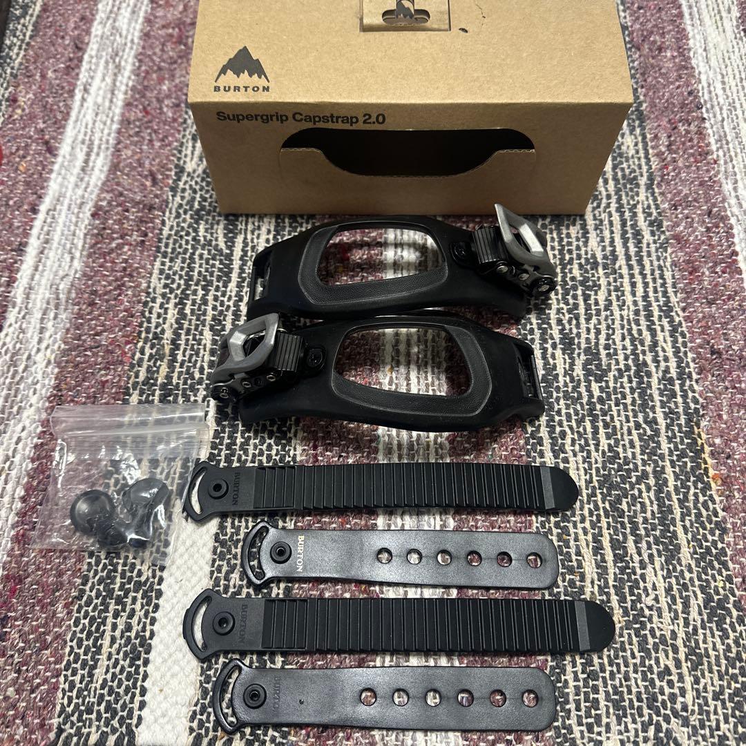Burtonスーパーグリップ スノーボードバインディングキャップストラップ2.0