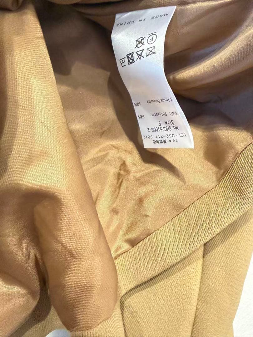 sheller シェリエ2way short trenchcoat