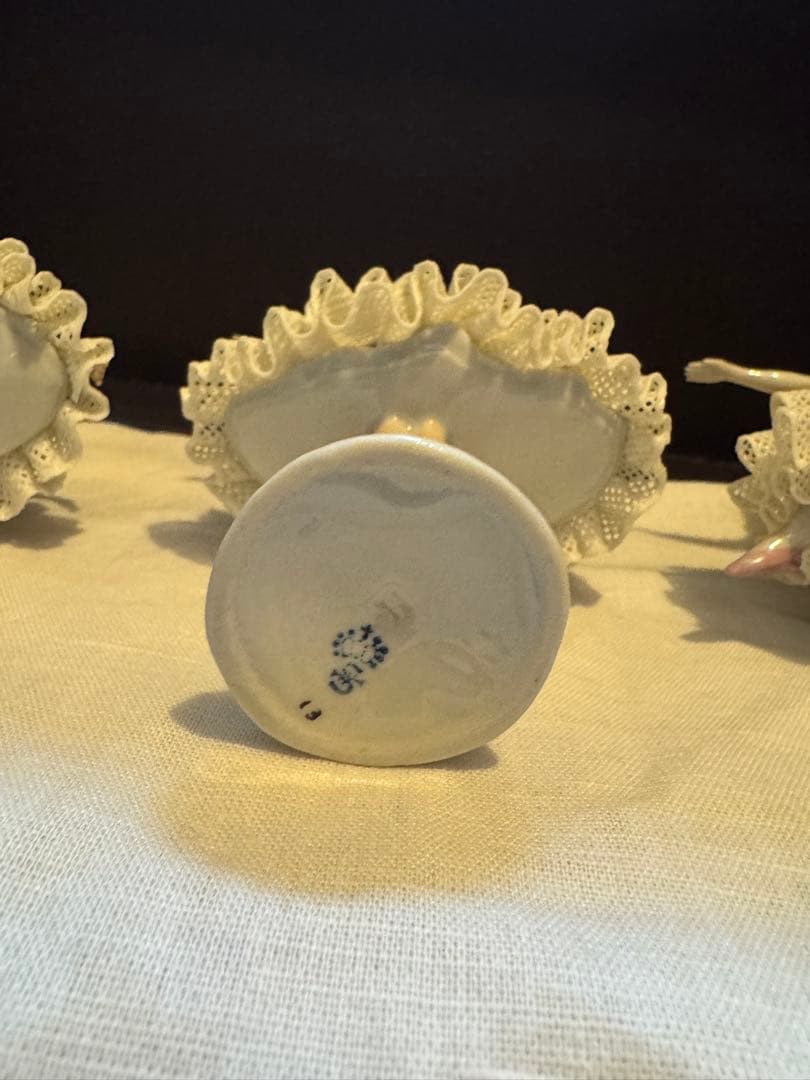 10/25まで/超美品ドイツマイセンドレスデン　ジッツェンドルフ 陶器バレリーナ