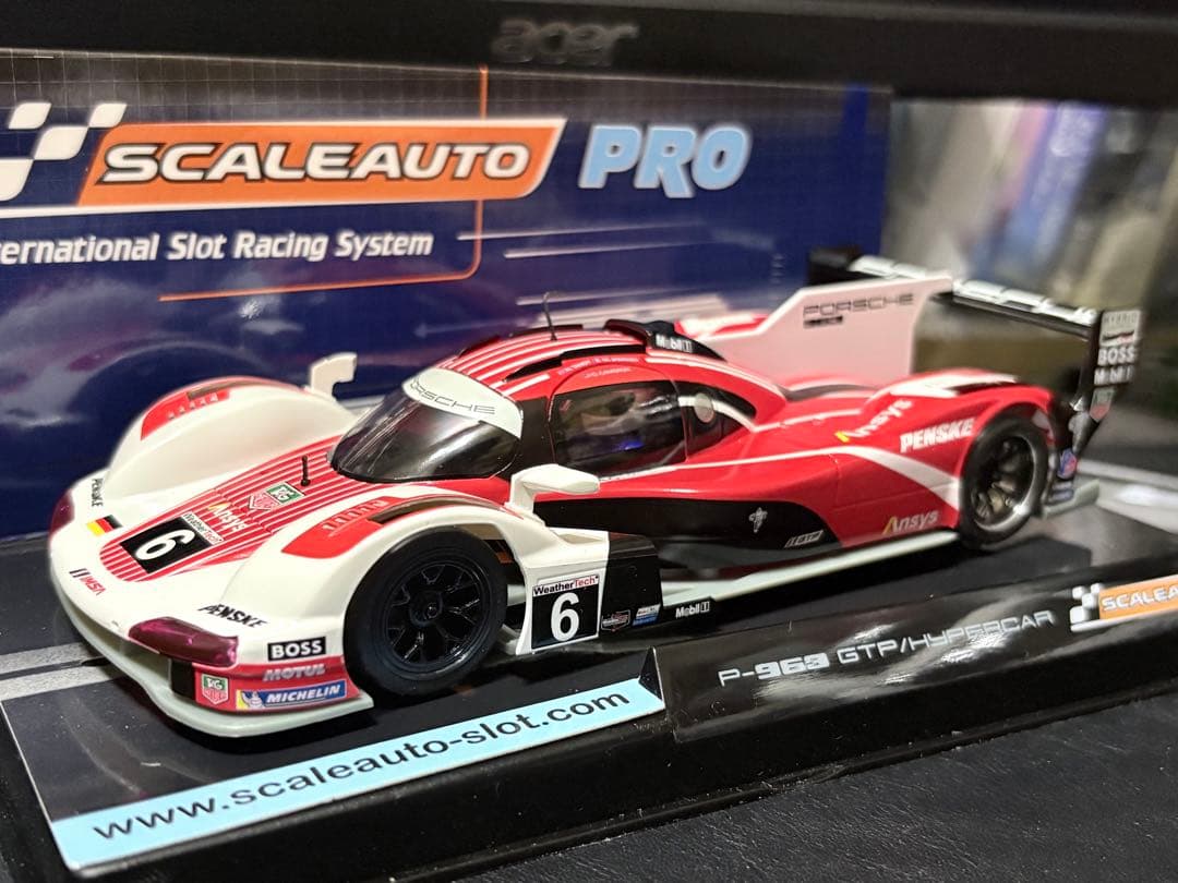 スロットカー 1/32 スケールオート　ポルシェ 963 GTP