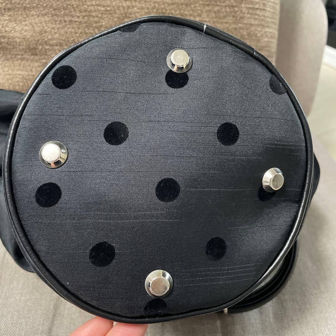 setsuko sagittaire セツコサジテール シティ 水玉 ブラック