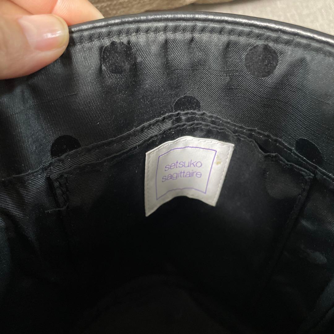 setsuko sagittaire セツコサジテール シティ 水玉 ブラック