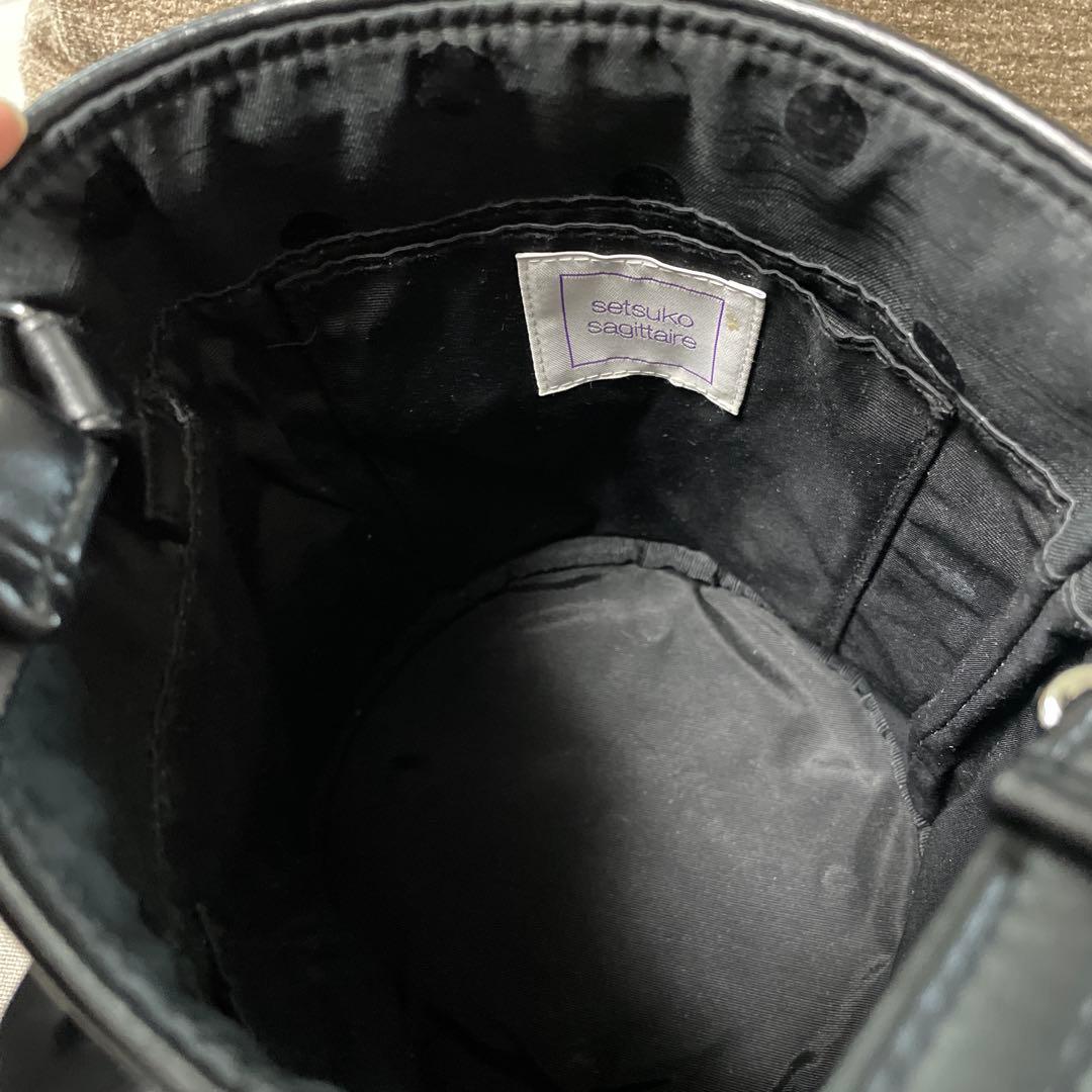 setsuko sagittaire セツコサジテール シティ 水玉 ブラック
