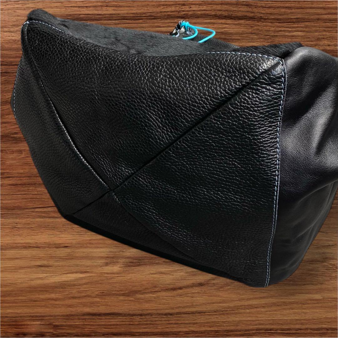 【美品】GABS ガブス G3 M 2WAY レザー トートバッグ ブラック