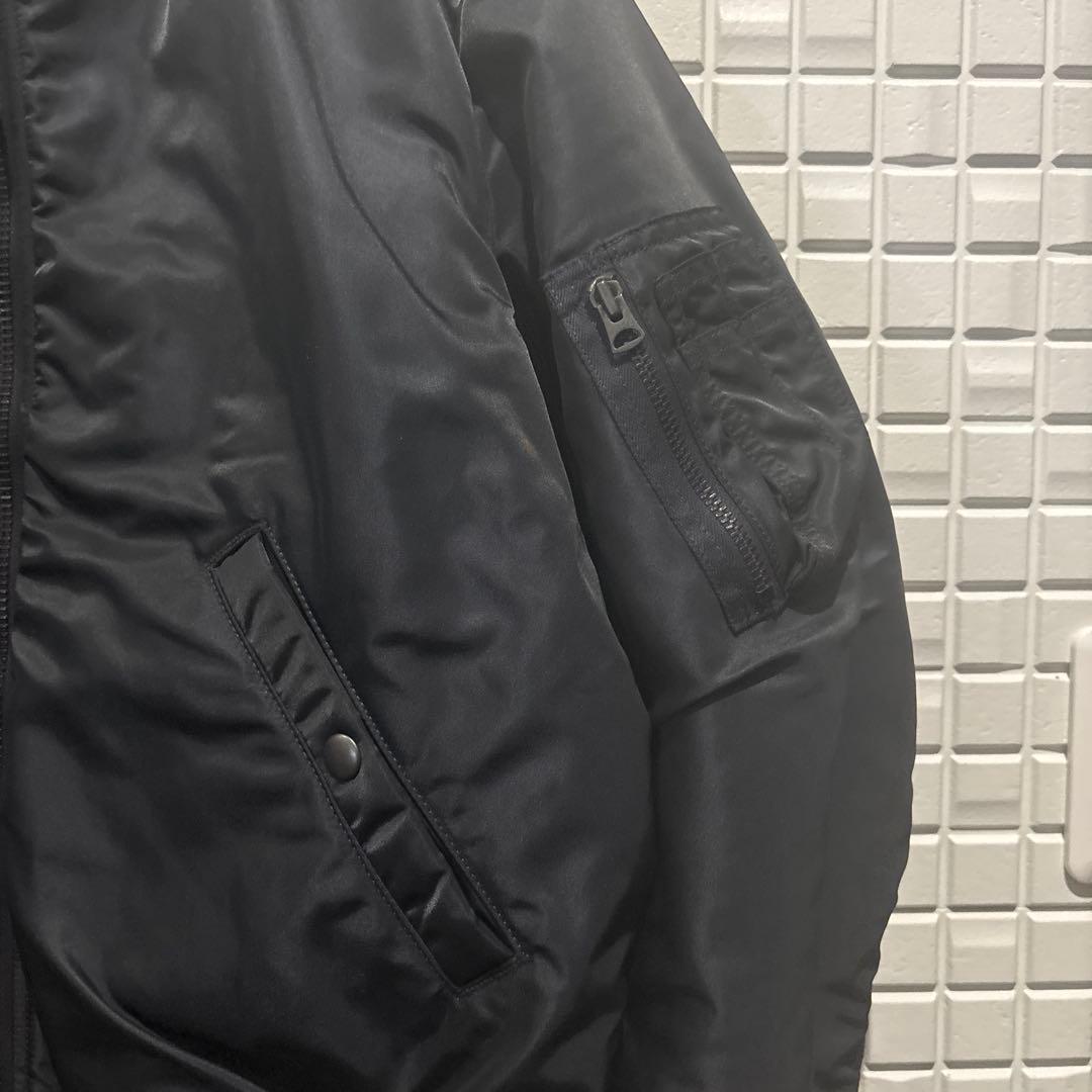 AVIREX7522 MA-1 フライトジャケット NAVY M comoli