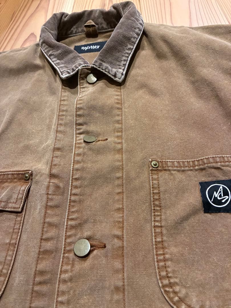 Masses 　カバーオール　ダック生地ブラウン　 長瀬　ヴィンテージ　古着