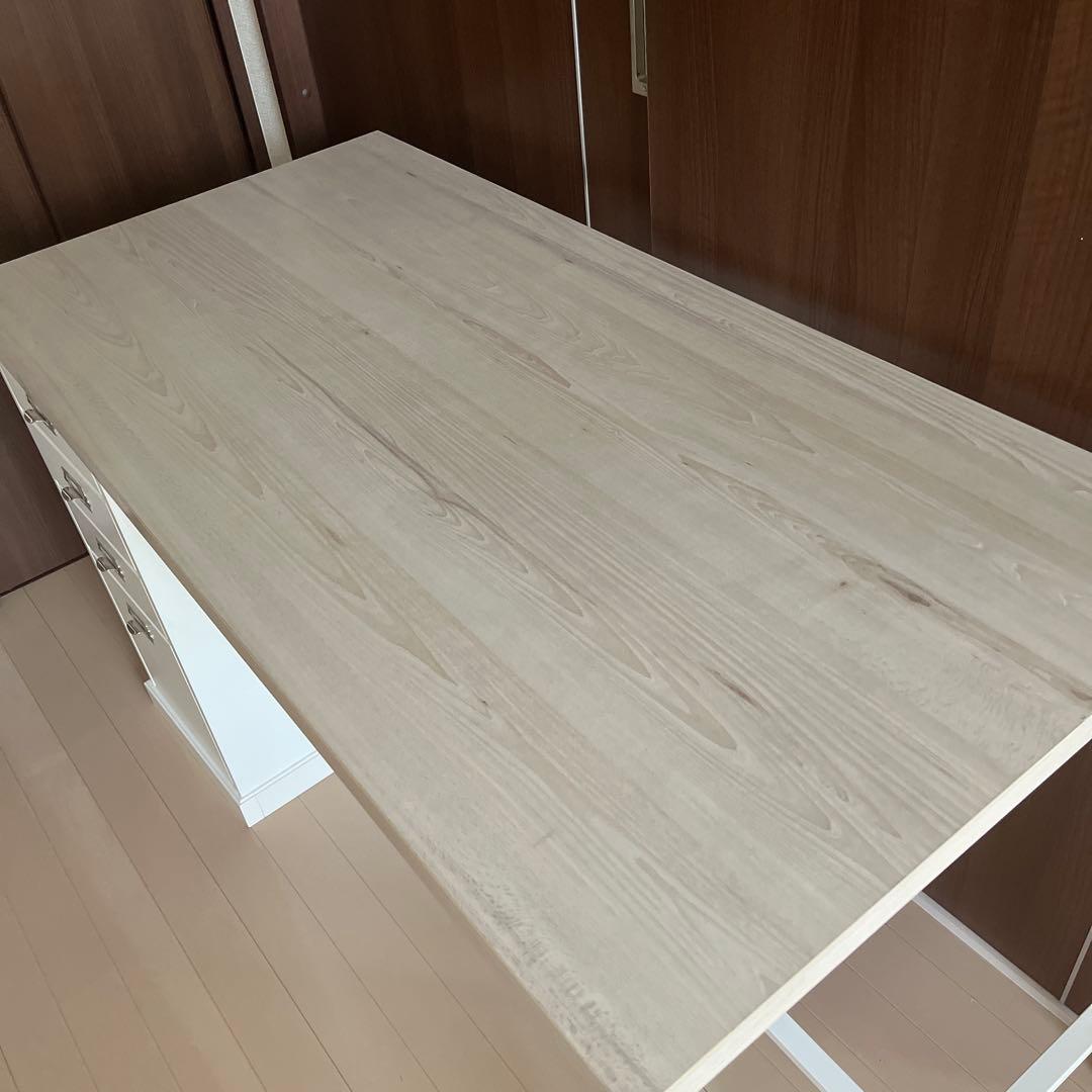 【IKEA】デスク３点セット（天板、引き出し、足）