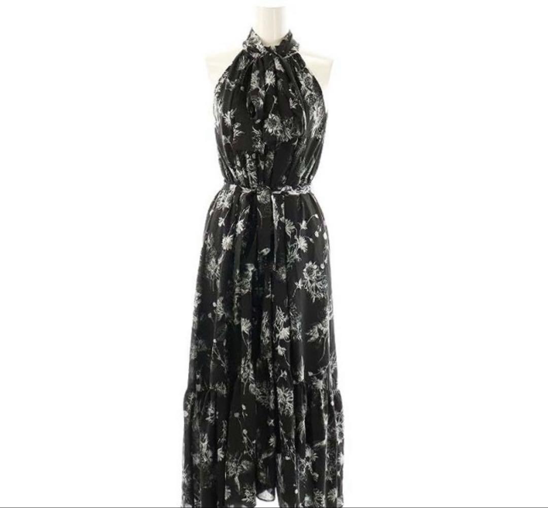 フレイアイディー 25SS ギャザーフラワーワンピース ノースリーブ