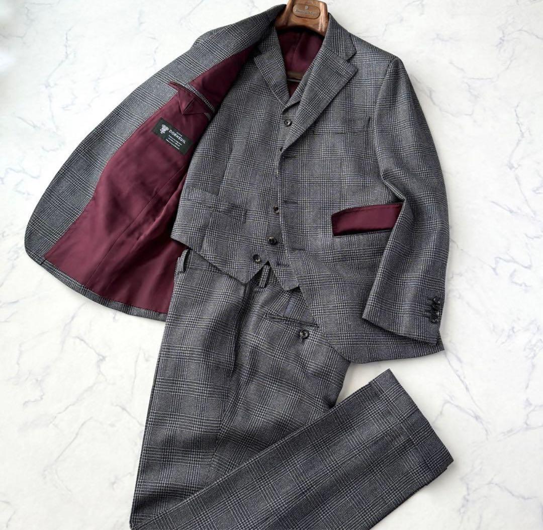 C653 ドーメル 麻布テーラー 3ピース スリーピース スーツ