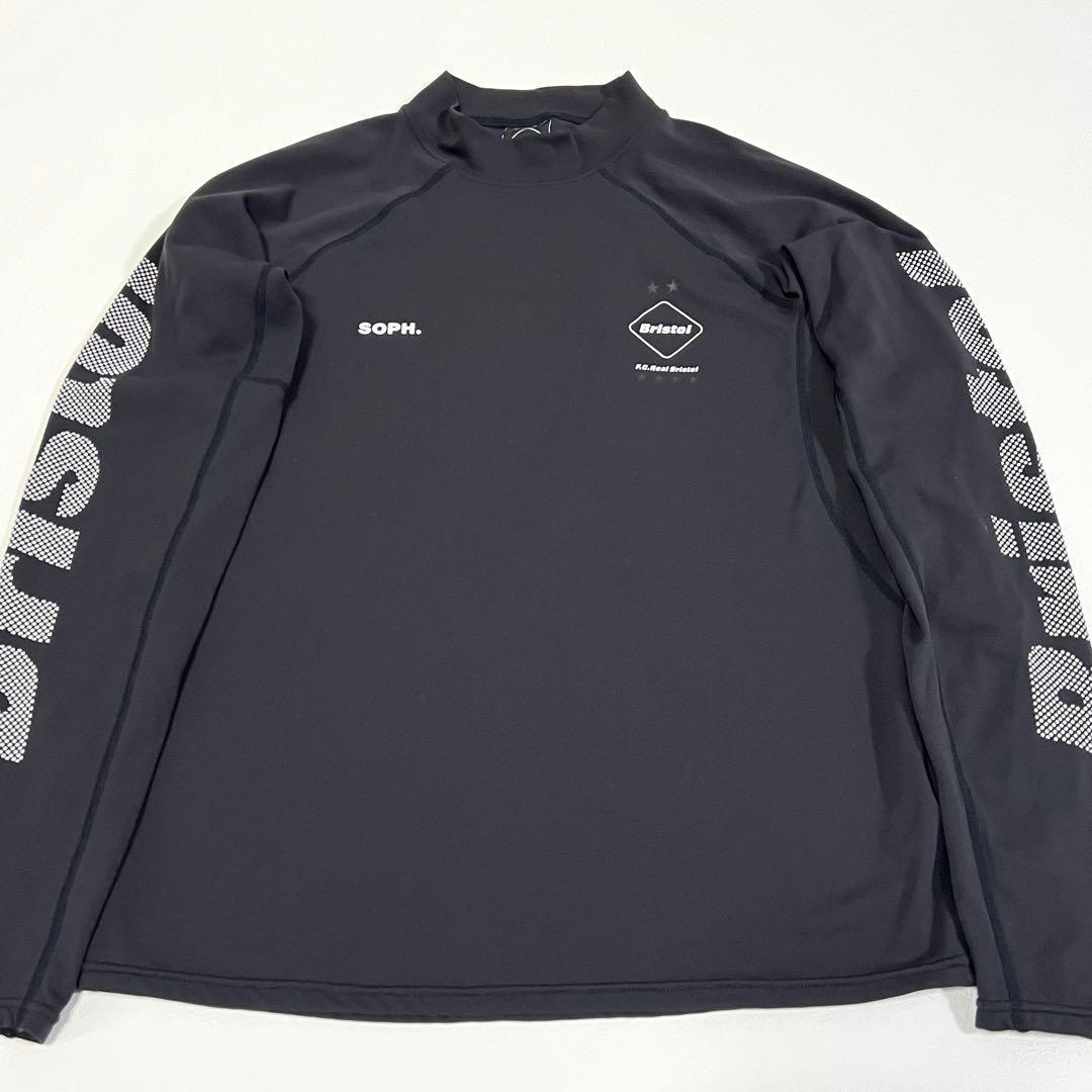 FCRB UNDER LAYER MOCK NECK TOP ブラック XL